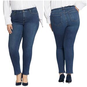 NYDJ Blue Sheri Slim Denim Jeans Size 20W